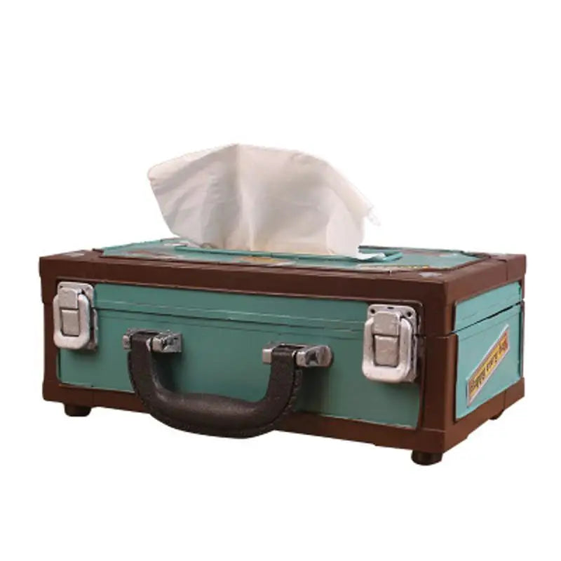 Retro Radio Form Tissue Paper Box Serviette Storage Box Container Papierhandtuchhalter Papierhandtuchhalter Fall für Home Bar Büro