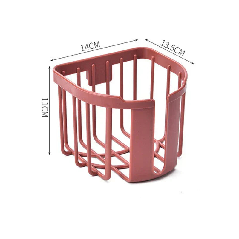 Punch-Free Toilettenpapierregal Badezimmer Küche Tissue Box Wandmontage Klebepapier Aufbewahrungsbox Toilettenpapierhalter Rollenpapier