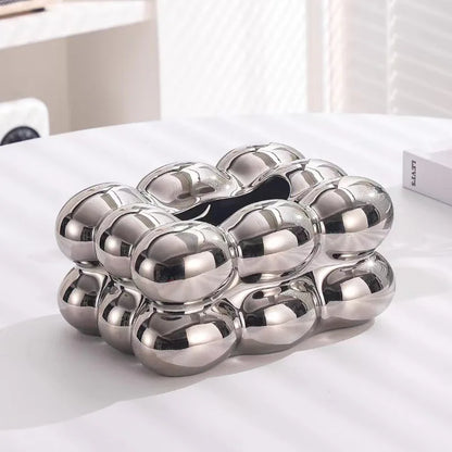 Keramische Tissue Box Zuckerwatte Schublade Serviettenkarton Papierhandtuchhalter Schublade Tablett Haushalt Lagerung Esstisch Tissue Box